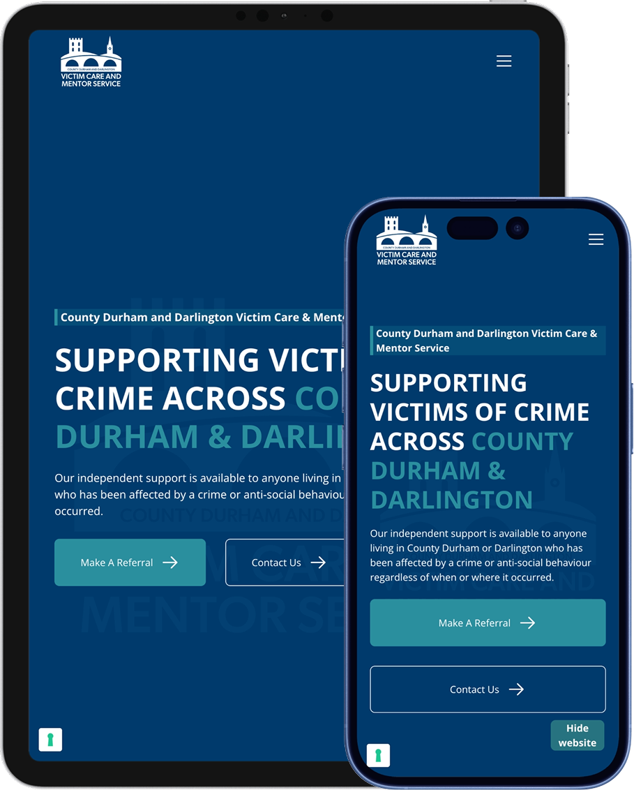 Victim Care and Mentor Service on iPad and iPhone