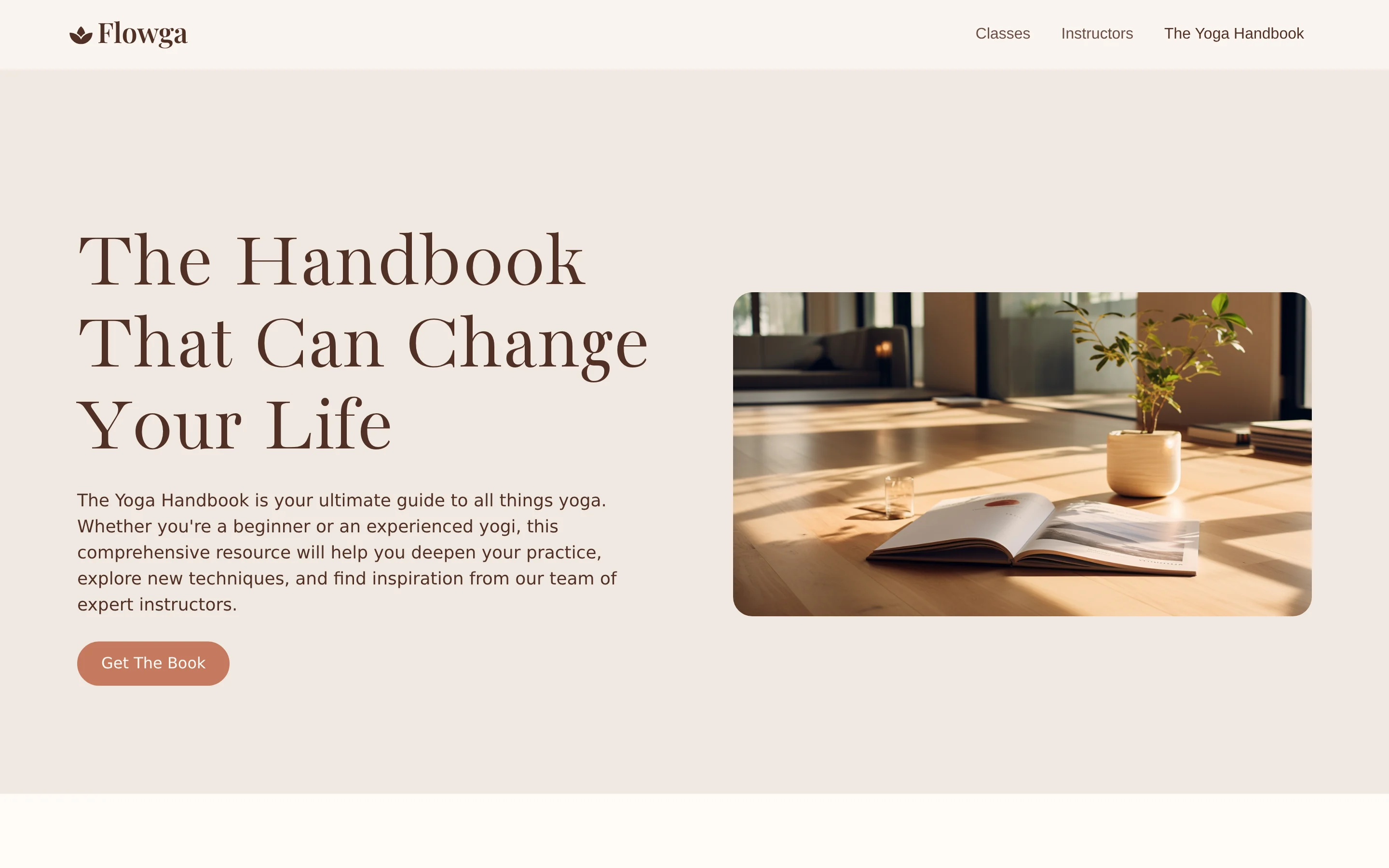 Flowga Yoga Studios website