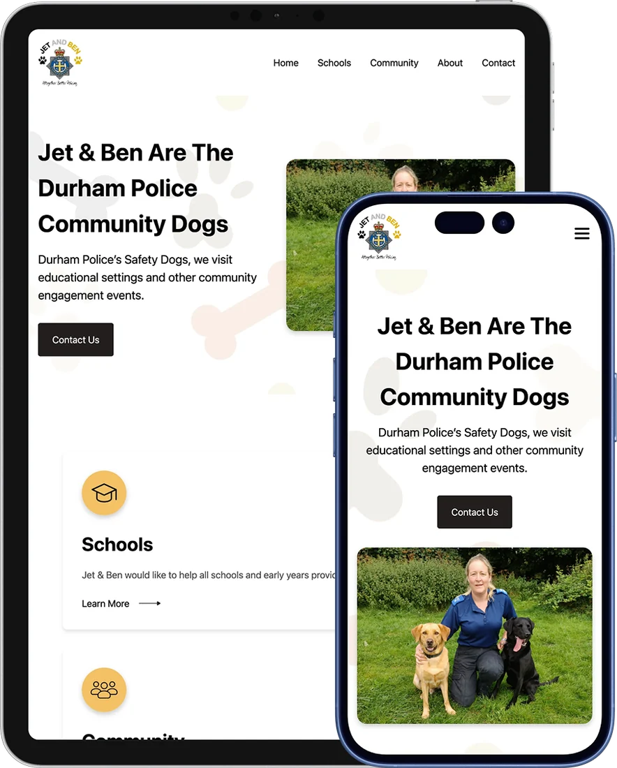 Durham Police Jet & Ben on iPad and iPhone