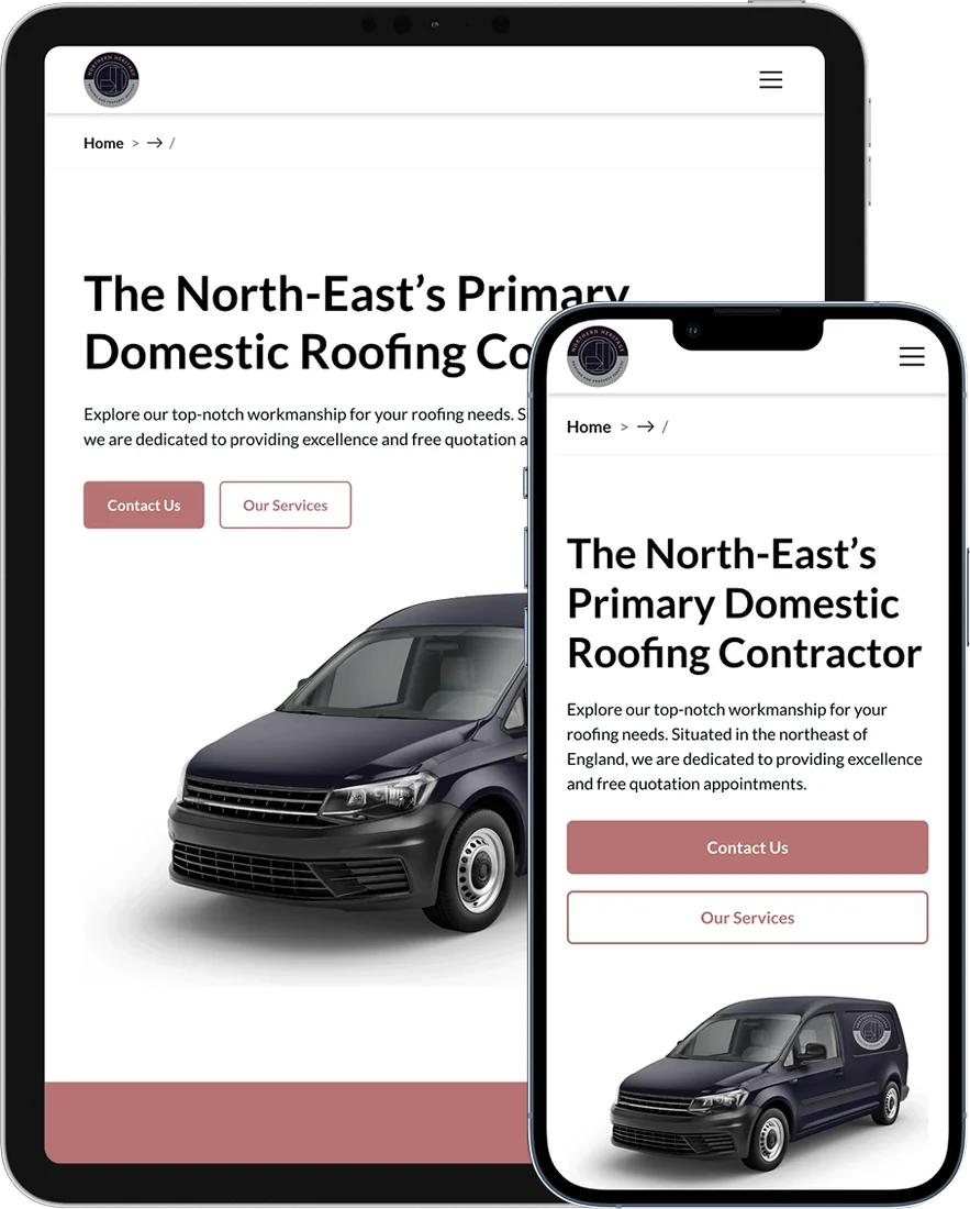 Northern Heritage Roofing on iPad and iPhone