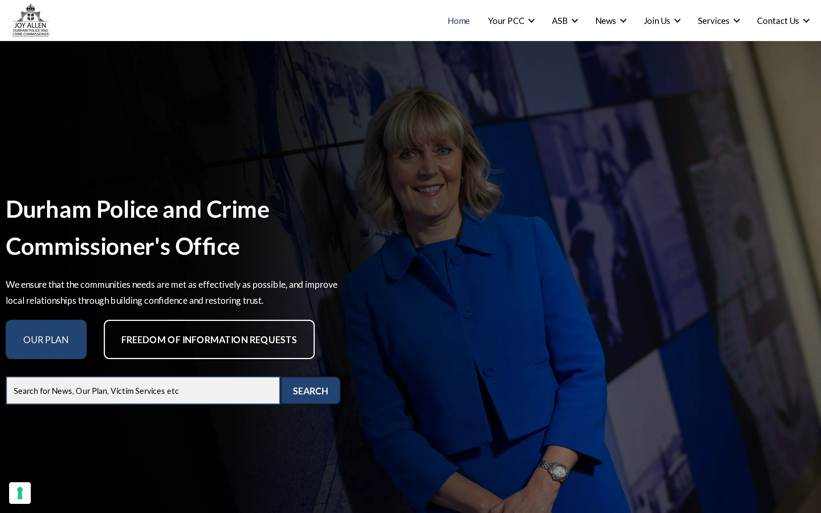Durham Police and Crime Commissioner website